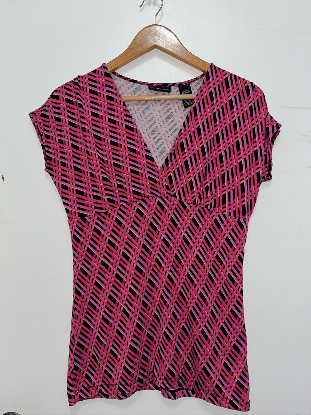 2pc Skirt Set - Hot Pink, Purple and Black Crisscross